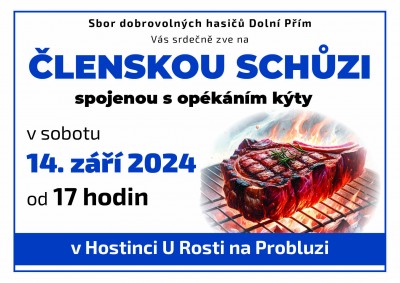 Členská schůze 2024