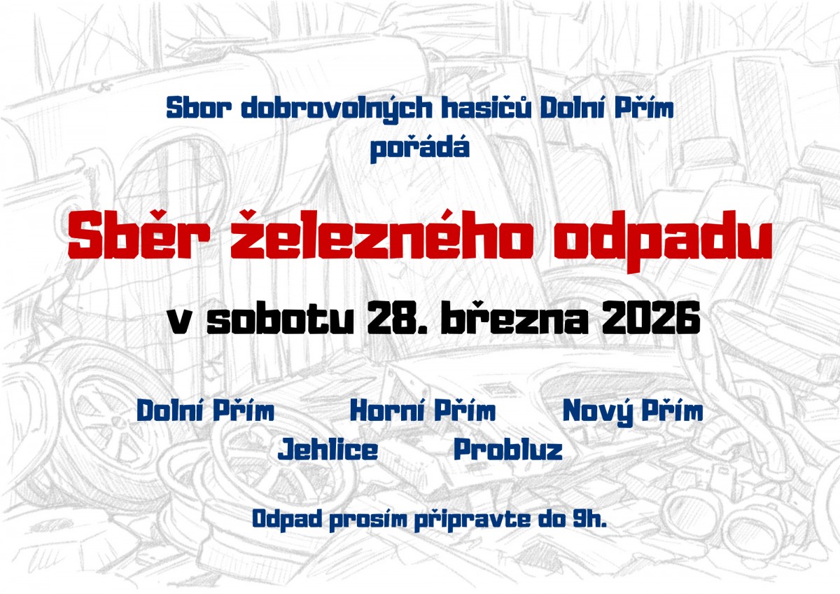 Sběr železného odpadu.